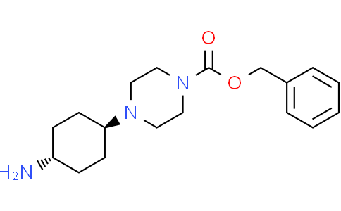 benzyl trans-4-(4-aminocyclohexyl)piperazine-1-carboxylate