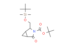(1S，2S，5R)-3-Boc-2-[(叔丁基二甲基硅氧基)甲基]-4-氧代-3-氮杂双环[3.1.0]己烷,≥97%