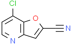 7-chlorofuro[3,2-b]pyridine-2-carbonitrile