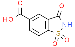 1,2-BENZISOTHIAZOLE-5-CARBOXYLIC ACID, 2,3-DIHYDRO-3-OXO-, 1,1-DIOXIDE