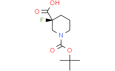 (3S)-1-[(tert-butoxy)carbonyl]-3-fluoropiperidine-3-carboxylic acid