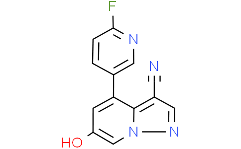 4-(6-fluoro-3-pyridyl)-6-hydroxy-pyrazolo[1,5-a]pyridine-3-carbonitrile