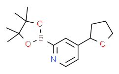 4-(tetrahydrofuran-2-yl)-2-(4，4，5，5-tetramethyl-1，3，2-dioxaborolan-2-yl)pyridine,95%