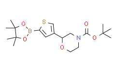 Tert-butyl 2-(5-(4，4，5，5-tetramethyl-1，3，2-dioxaborolan-2-yl)thiophen-3-yl)morpholine-4-carboxylate,95%