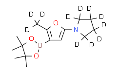 (2-Methyl-5-pyrrolidino-d11)-furan-3-boronic acid pinacol ester,95%