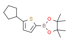 2-(5-cyclopentylthiophen-2-yl)-4，4，5，5-tetramethyl-1，3，2-dioxaborolane,95%