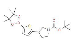 Tert-butyl 3-(5-(4，4，5，5-tetramethyl-1，3，2-dioxaborolan-2-yl)thiophen-2-yl)pyrrolidine-1-carboxylate,95%