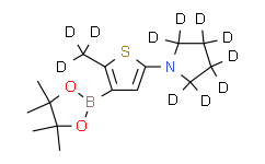 (2-Methyl-5-pyrrolidino-d11)-thiophene-3-boronic acid pinacol ester,95%