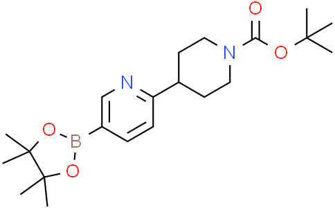 tert-butyl 4-[5-(tetramethyl-1,3,2-dioxaborolan-2-yl)pyridin-2-yl]piperidine-1-carboxylate