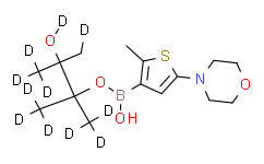 (2-Methyl-5-morpholino-d11)-thiophene-3-boronic acid pinacol ester,95%