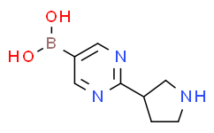 (2-(pyrrolidin-3-yl)pyrimidin-5-yl)boronic acid,95%