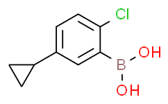 (2-chloro-5-cyclopropylphenyl)boronic acid,95%