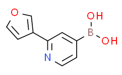 (2-(furan-3-yl)pyridin-4-yl)boronic acid,95%