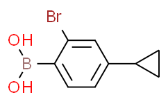 (2-bromo-4-cyclopropylphenyl)boronic acid,95%