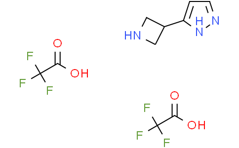 3-(azetidin-3-yl)-1H-pyrazole;bis(2,2,2-trifluoroacetic acid)