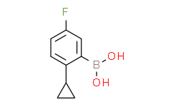 (2-cyclopropyl-5-fluorophenyl)boronic acid,95%