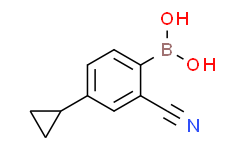 (2-cyano-4-cyclopropylphenyl)boronic acid,95%