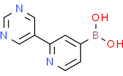 (2-(pyrimidin-5-yl)pyridin-4-yl)boronic acid