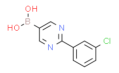 (2-(3-chlorophenyl)pyrimidin-5-yl)boronic acid,95%