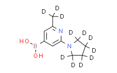 (2-Methyl-6-pyrrolidino-d11)-pyridine-4-boronic acid,95%