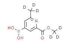 (2-Methyl-6-methoxycarbonyl-d6)-pyridine-4-boronic acid,95%
