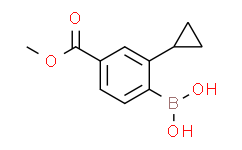(2-cyclopropyl-4-(methoxycarbonyl)phenyl)boronic acid,95%