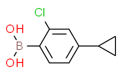 (2-chloro-4-cyclopropylphenyl)boronic acid,95%