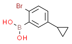 (2-bromo-5-cyclopropylphenyl)boronic acid,95%