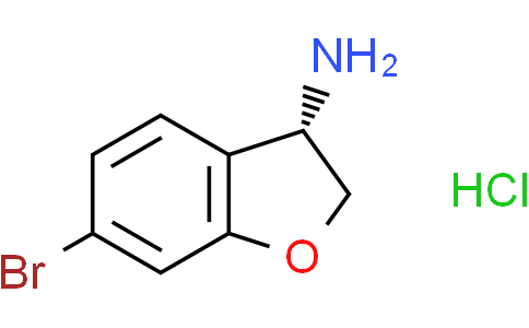 (3S)-6-bromo-2,3-dihydrobenzofuran-3-amine hydrochloride