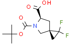(3R，6R)-5-[(tert-butoxy)carbonyl]-1，1-difluoro-5-azaspiro[2.4]heptane-6-carboxylic acid