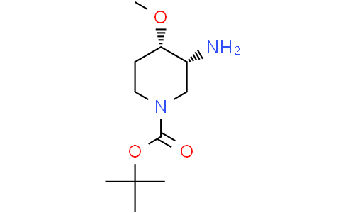 tert-butyl (3R,4S)-3-amino-4-methoxypiperidine-1-carboxylate