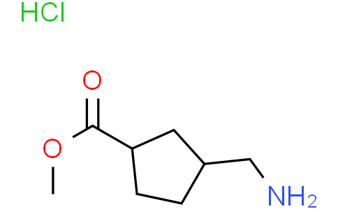 methyl 3-(aminomethyl)cyclopentane-1-carboxylate hydrochloride