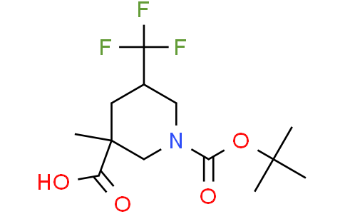 1-tert-butyl 3-methyl 5-(trifluoromethyl)piperidine-1,3-dicarboxylate