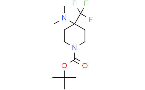 tert-butyl 4-(dimethylamino)-4-(trifluoromethyl)piperidine-1-carboxylate
