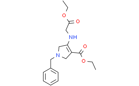 ethyl 1-benzyl-4-[(2-ethoxy-2-oxoethyl)amino]-2,5-dihydro-1H-pyrrole-3-carboxylate