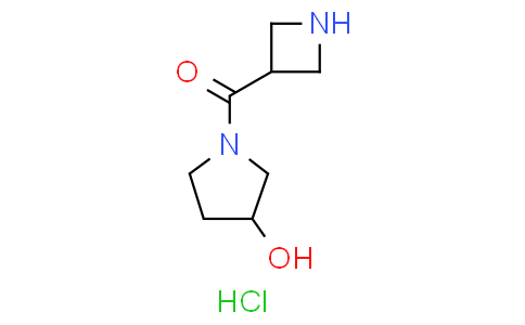 1-(azetidine-3-carbonyl)pyrrolidin-3-ol hydrochloride