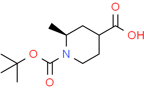 (2S)-1-[(tert-butoxy)carbonyl]-2-methylpiperidine-4-carboxylic acid
