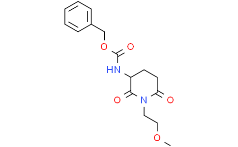 Benzyl (1-(2-methoxyethyl)-2,6-dioxopiperidin-3-yl)carbamateCas:2227311-88-6