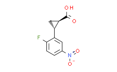 反式-2-（2-氟-5-硝基苯基）环丙烷-1-羧酸,92%