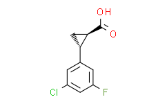反式-2-（3-氯-5-氟苯基）环丙烷-1-羧酸,89%