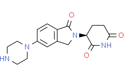 (S)-3-(1-氧代-5-(哌嗪-1-基)异吲哚啉-2-基)哌啶-2,6-二酮