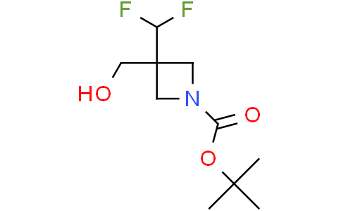 tert-butyl 3-(difluoromethyl)-3-(hydroxymethyl)azetidine-1-carboxylate