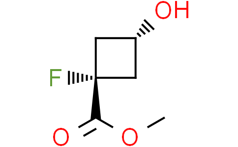 trans-1-fluoro-3-hydroxy-cyclobutanecarboxylic acid