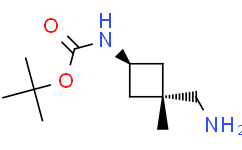 tert-butyl N-[cis-3-(aminomethyl)-3-methylcyclobutyl]carbamate