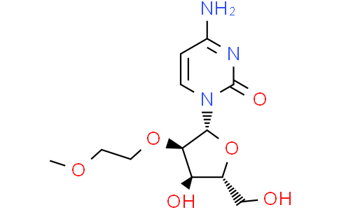 4-amino-1-[(2R,3R,4R,5R)-4-hydroxy-5-(hydroxymethyl)-3-(2-methoxyethoxy)tetrahydrofuran-2-yl]pyrimidin-2-one