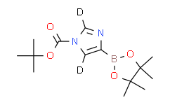 Tert-butyl 4-(4，4，5，5-tetramethyl-1，3，2-dioxaborolan-2-yl)-1H-imidazole-1-carboxylate-2，5-d2,95%