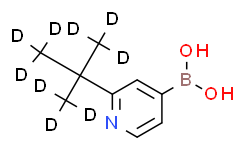 (2-(2-(methyl-d3)propan-2-yl-1，1，1，3，3，3-d6)pyridin-4-yl)boronic acid,95%