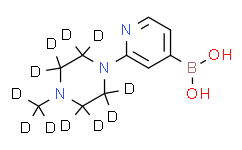 (2-(4-(methyl-d3)piperazin-1-yl-2，2，3，3，5，5，6，6-d8)pyridin-4-yl)boronic acid,95%