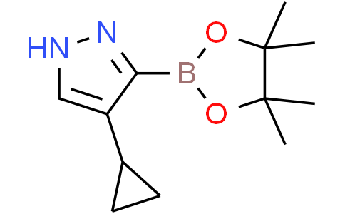 4-cyclopropyl-3-(4,4,5,5-tetramethyl-1,3,2-dioxaborolan-2-yl)-1H-pyrazole