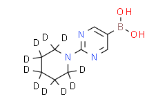 (2-(piperidin-1-yl-d10)pyrimidin-5-yl)boronic acid,95%